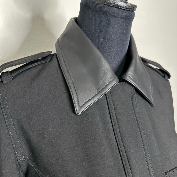 Madewell Shrunken Utility Jacket Size 2 True Black New - Picture 9 of 11